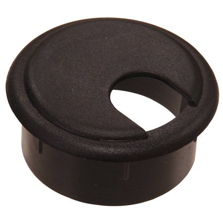 [40059086B] The Hillman Group 59086 1-3/4-Inch Black Grommet with Cap  2-Pack
