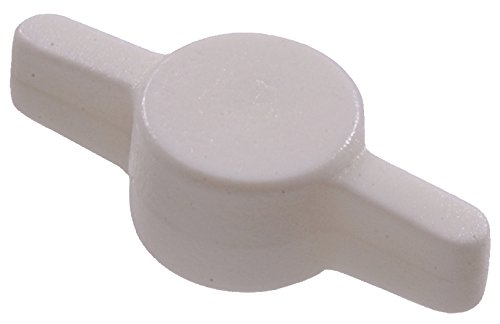 [40059177D] The Hillman Group 59177 Wing Knob, 1/4-Inch, White Nylon, 5-Pack