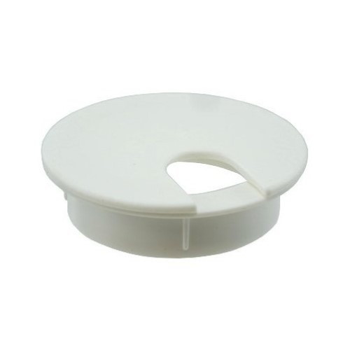 2-1/2" White Computer Grommet