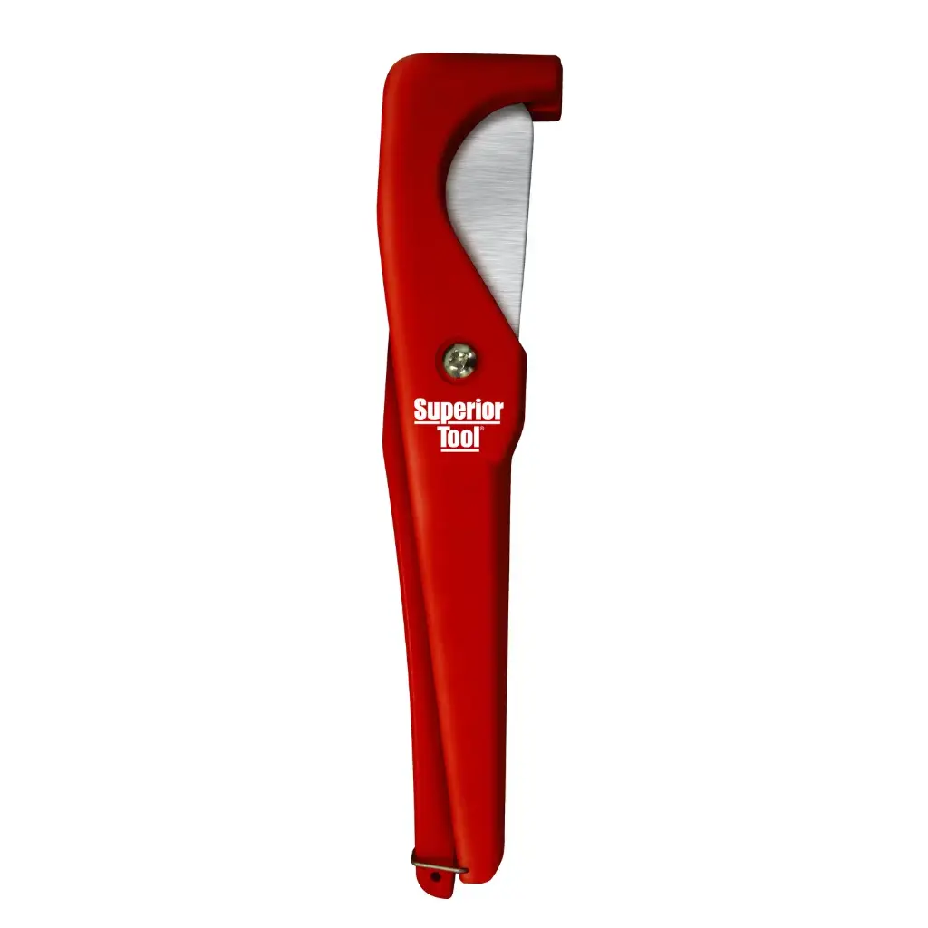 [4009450] Superior Tool Tube Cutter Red 1 Pk