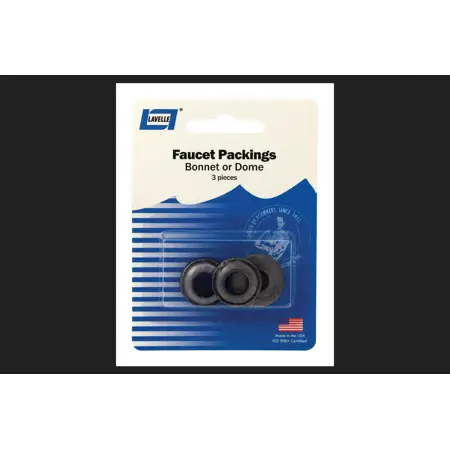 Ace Bonnet and Dome Faucet 0.4 in. X 0.5 in. X 0.2 in. Rubber 3 / Carded