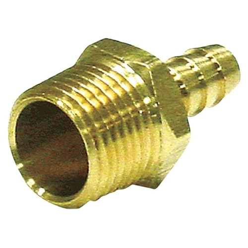 Brass 3/8 in. D X 1/8 in. D Adapter 1 Pack