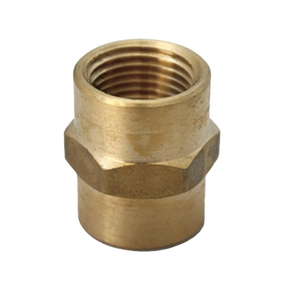 3/8 in. FPT X 1/4 in. D FPT Brass Reducing Coupling