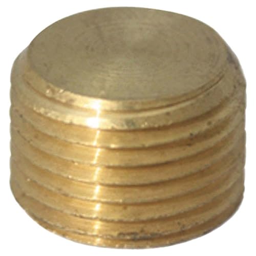 1/2 in. MPT Brass Counter Sunk Plug