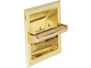 Sim Supply, Inc. Polished Brass Recessed Tp Holder 409347