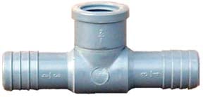 1 X 1/2 Inch INSERT COMB TEE