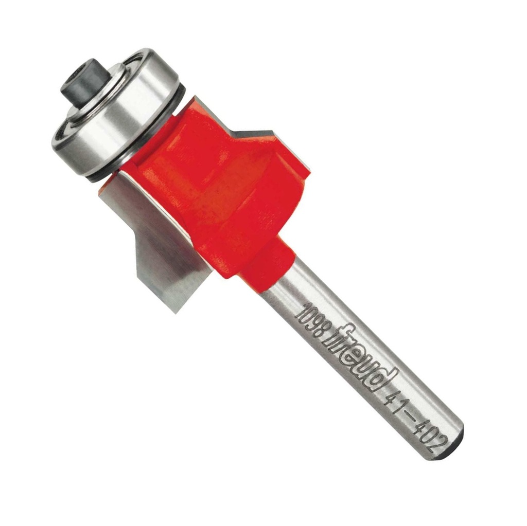 Freud 7/8 in. (Dia.) Flush & Bevel Trim Bit with 1/4 in. Shank - 41-402