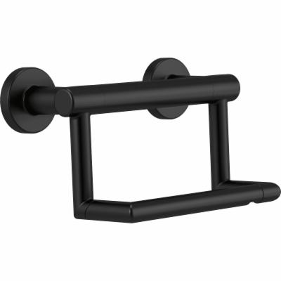 [41550-BL] Delta 41550 BathSafety Wall Mounted Toilet Paper Holder Matte Black Bathroom Hardware and Accessories Bathroom Hardware Toilet Paper Holders