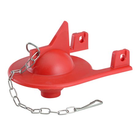 [4172623] Korky Shark Fin Toilet Flapper Red for Kohler