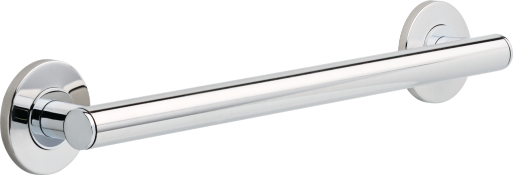 Delta 41818 BathSafety 18" Grab Bar Chrome Bathroom Hardware and Accessories Bathroom Safety Equipment Grab Bars