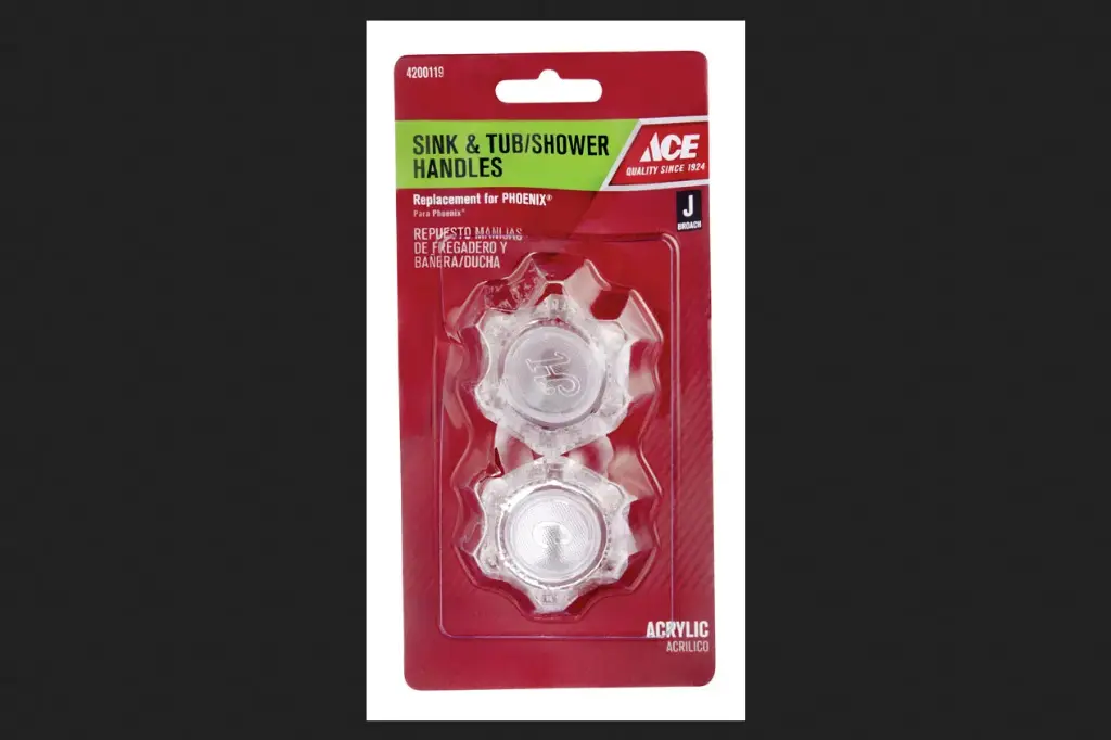 Ace for Phoenix Clear Bathroom, Tub and Shower Faucet Handles