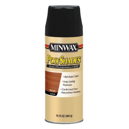 [420013429] 10.75 Oz Pecan PolyShades Wood Stain and Polyurethane Satin