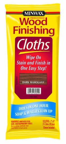 Minwax® Wood Finishing Cloths Dark Mahogany  8-Cloths