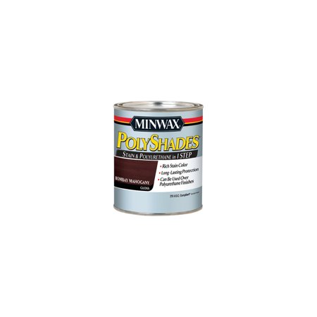 [420013509] Minwax Stain and Polyurethane Finish Gloss Bombay Mahogany 1/2 Pt
