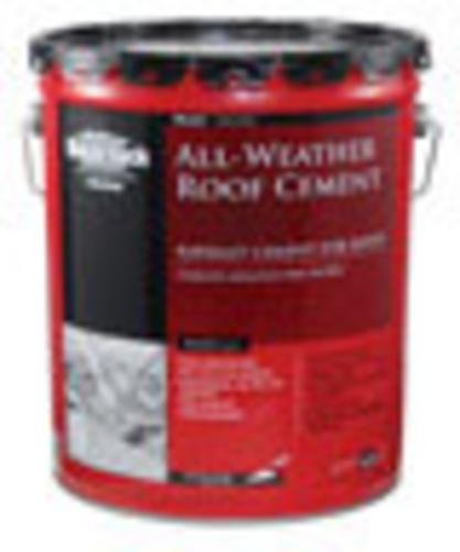 Gardner WET-R-DRI Gloss Black Patching Cement All-Weather Roof Cement 5 Gal