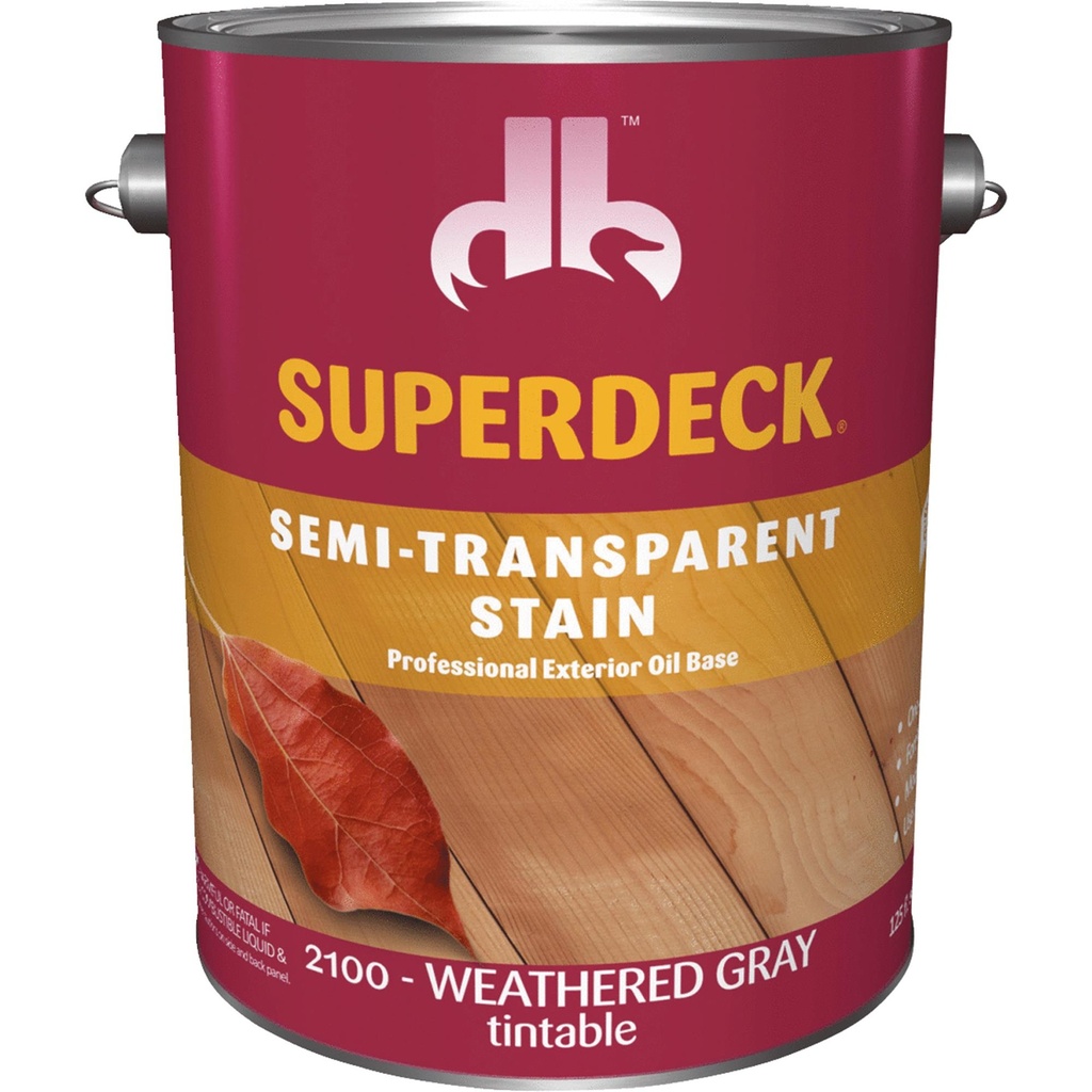 SUPER DECK TRANS WTHED GRY GL
