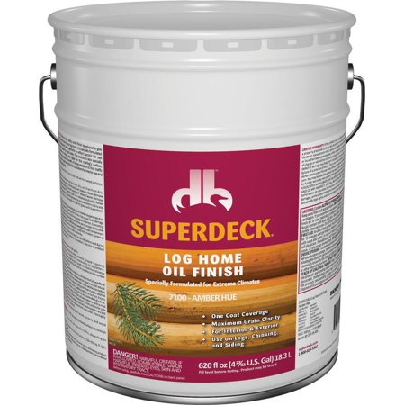Duckback DB0071005-20 Oil Finish, Amber Hue, 5 Gal