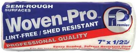 7" Paint Roller Cover, 1/2" Nap, Woven Fabric