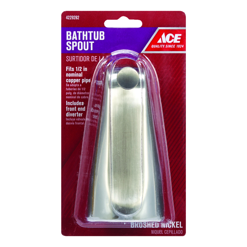 [4229282] Ace Brushed Nickel Tub Spout