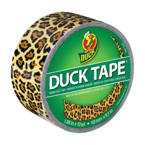 Shurtech Brands 1407671 Leopard Color Duck Tape  1.88  X 10 Yards