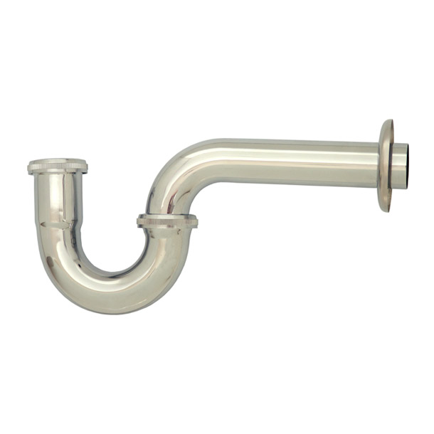 Trampa Para Fregadero De Latón 1 1/2 De Pulgada Plata