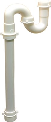 DuraPro 1-1/4 in. PVC S-Trap Without Adapter, White