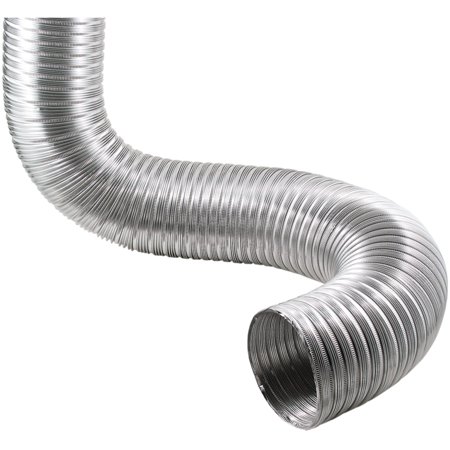 Deflect-O Jordan 96 in. L X 4 in. Dia. Black/Silver Aluminum Dryer and Vent Hose