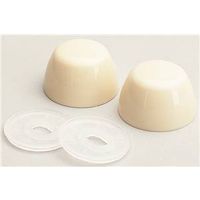 Bowl Bolt Cap, Plastic, Bone