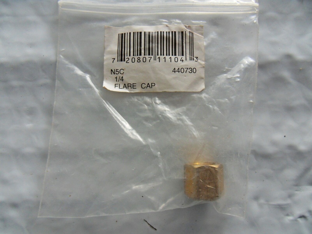 1/4" FLARE CAP