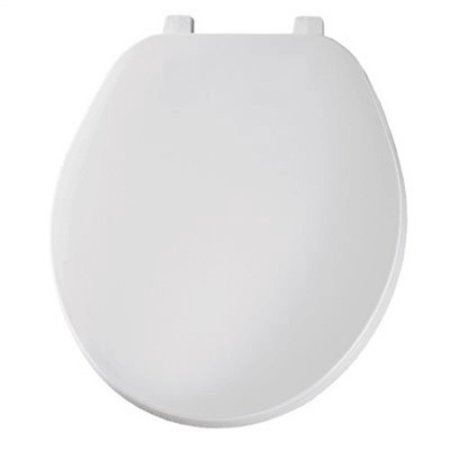 Premium Sweptback Plastic Round Toilet Seat