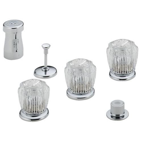 Delta Other Core Widespread Vertical Bidet Faucet Less Handles in Gray, Size 1.5 H X 10.0 D in | Wayfair 44-SSLHP