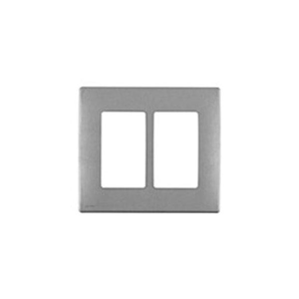 Leviton Network Solutions 2 Gang Renu Snap on Wallplate