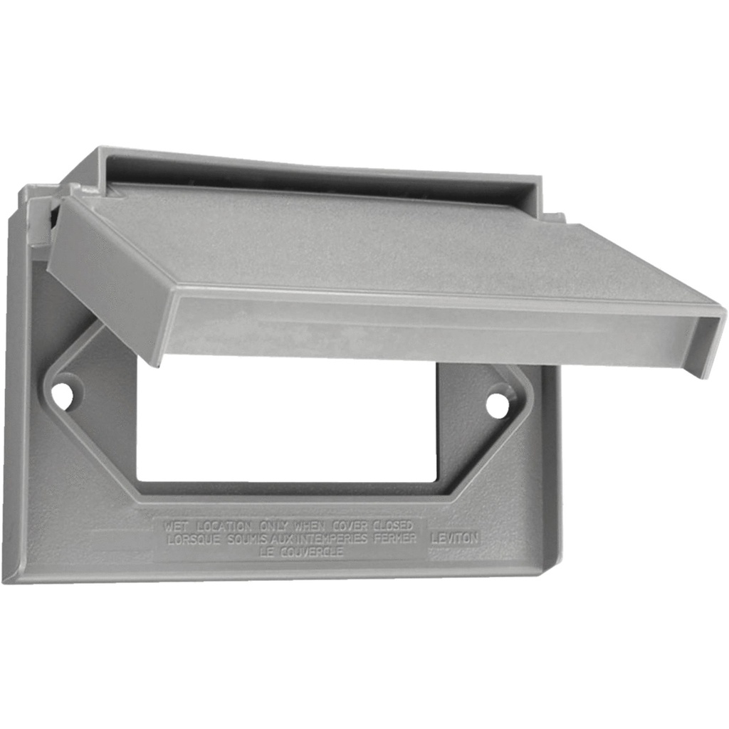 [450010103] Leviton Decora Rectangle Thermoplastic 1 Gang GFCI Cover