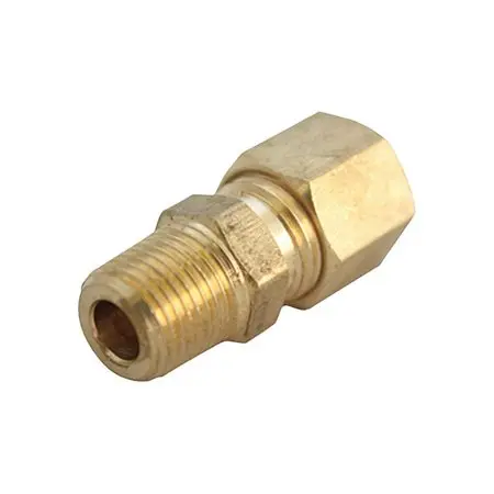 [4503298] JMF 1/8 in. MPT Dia. X 1/8 in. MPT Dia. Brass Lead-Free Compression Fitting