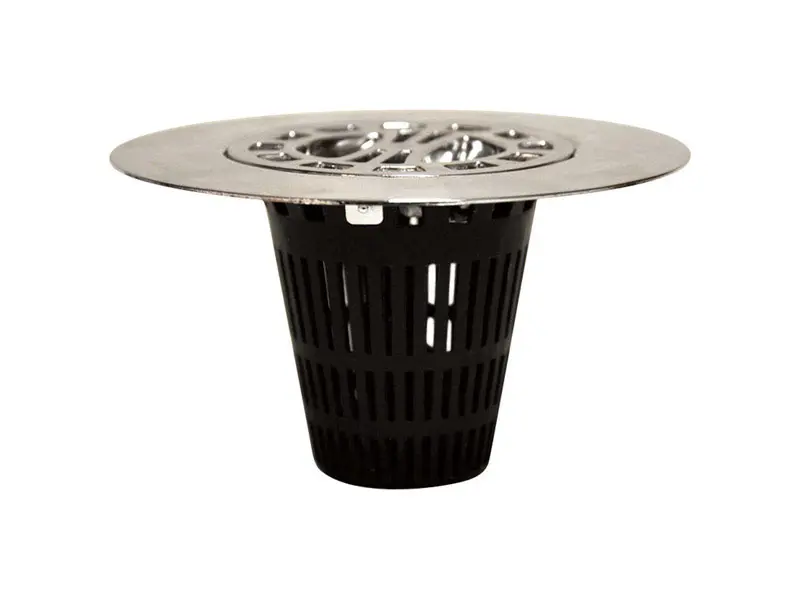 Danco 4-1/4 in. Chrome Round Drain Grate and Cover