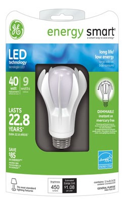 BOMB.E/S LED DIMABLE 9W