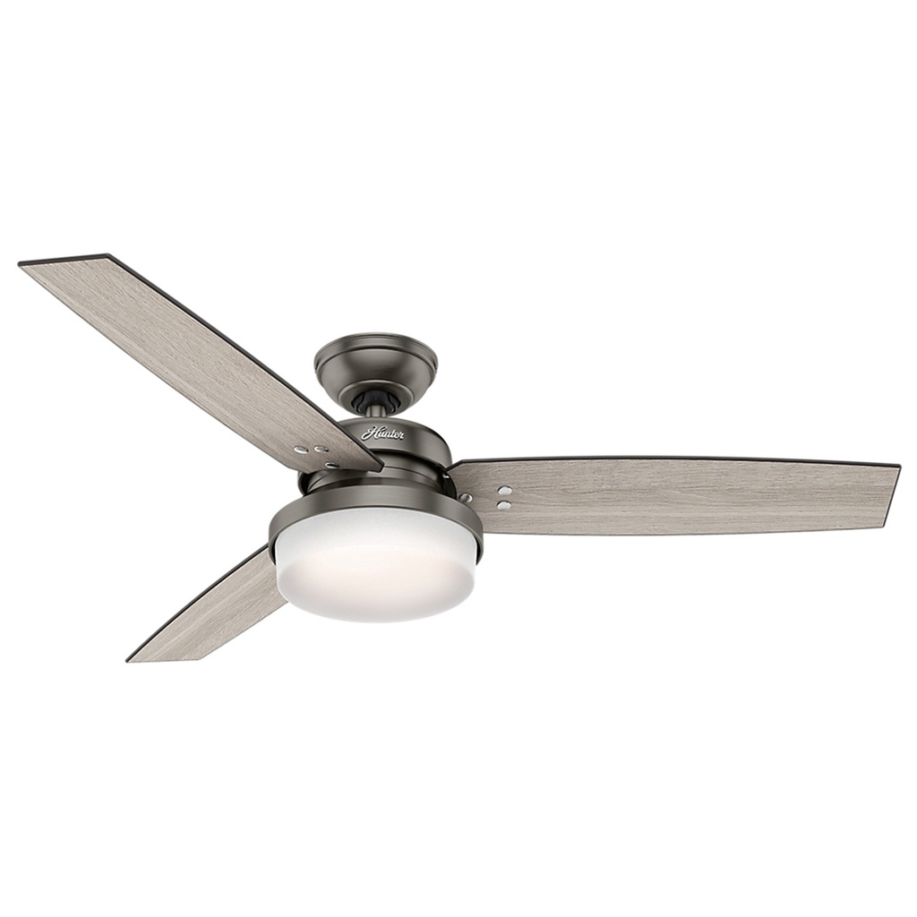 Hunter Fan Sentinel 52 Inch Ceiling Fan with Light Kit Sentinel - 59211 - Modern Contemporary