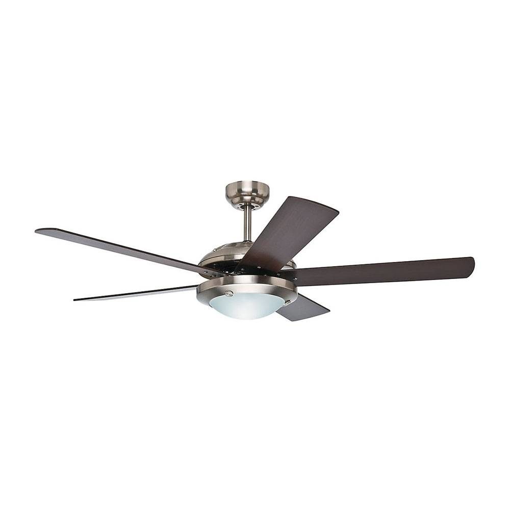 Ventilador De Techo Hunter 5 Aspas 52 Pulgadas Níquel Solaris