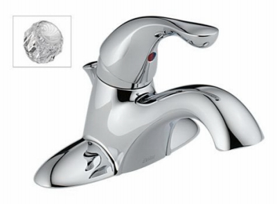 Delta Classic Chrome Traditional Centerset Bathroom Sink Faucet 4 in
