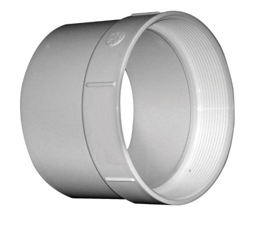 Plastic Trends 6 in. Hub X 6 in. Dia. FPT PVC Female Adapter