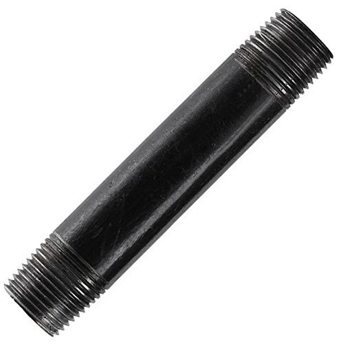 Pipe Decor 1/2 in. X 12 in. Black Steel Pipe Connector