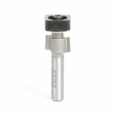 1/2\" Diam, 1/2\" LOC, 2 Flute Carbide-Tipped Edge Profile Pattern-Cutting Router Bit MPN:47174