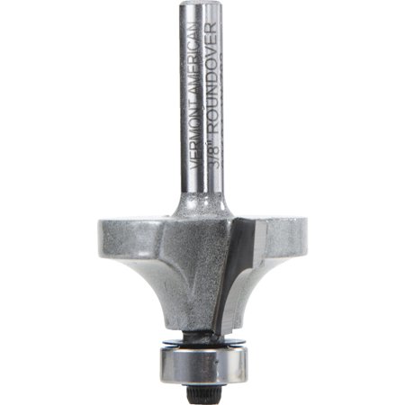 [475003395] Vermont American 1-1/4 in. D X 3/8 in. X 2-1/8 in. L Carbide Tipped Round Over Router Bit