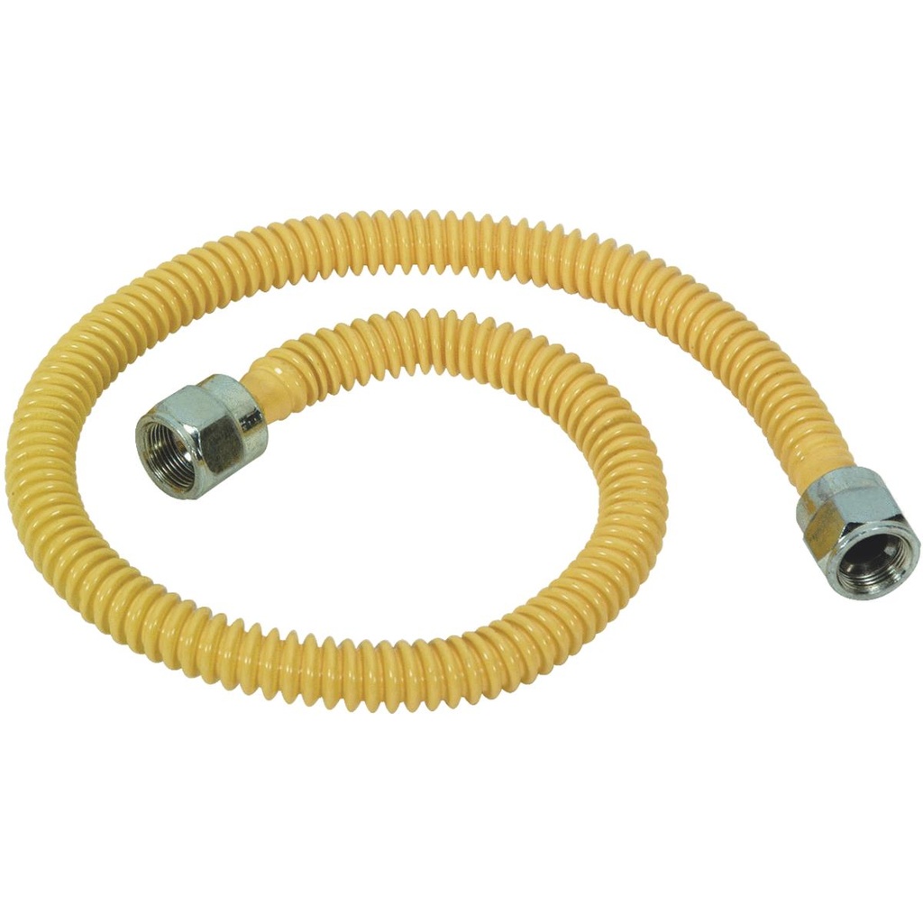 Dormont 3/8 in. Flare Sizes X 3/8 in. D Flare 46 in. Stainless Steel Gas Connector