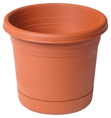 12in. Terracotta Rolled Rim Planters  RR1212TC
