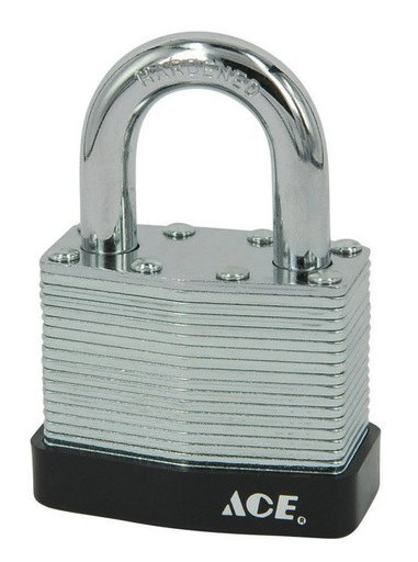 Ace 1-5/16 in. H X 1-1/2 in. W X 7/8 in. L Steel Double Locking Padlock