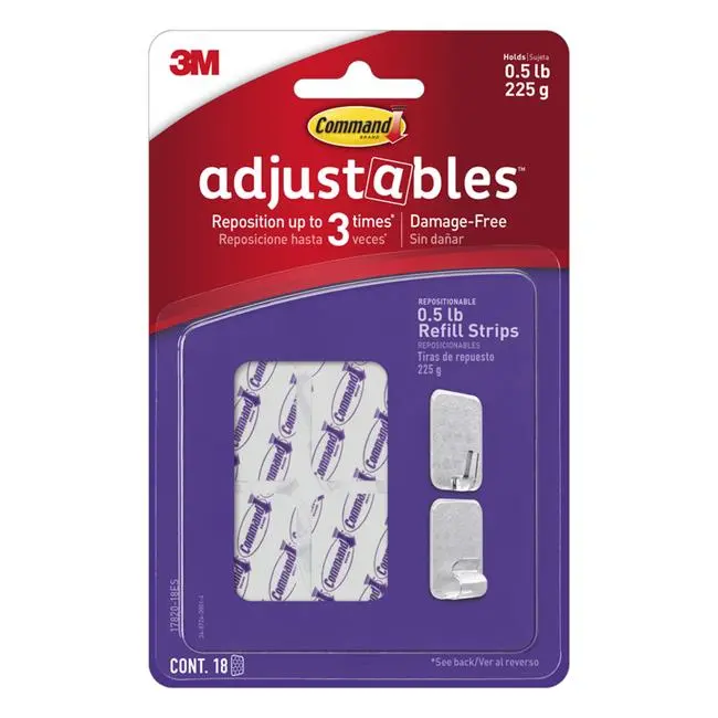 Command Adjustables Small Foam Adhesive Strips
