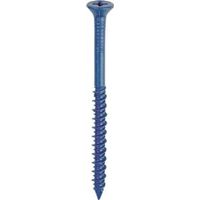 Tapcon 3/16 in. in. X 1-1/4 in. L Star Flat Head High/Low Concrete Screws