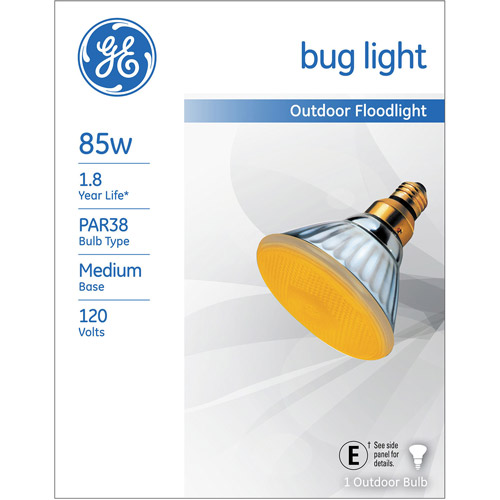 GE 85-Watt PAR 38 Bug Light Floodlight, 1-Pack
