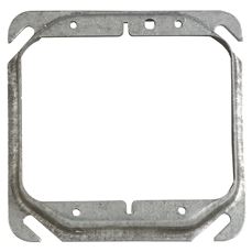 2-Gang Square Mud Ring - Silver (52C17-25R)